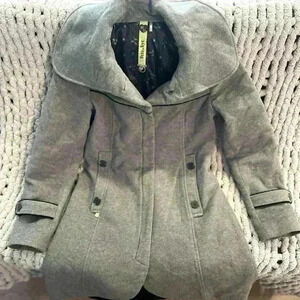 Soia & Kyo Grey Woman’s Wool Coat